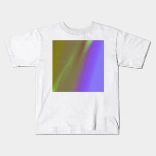 green red blue abstract texture background Kids T-Shirt